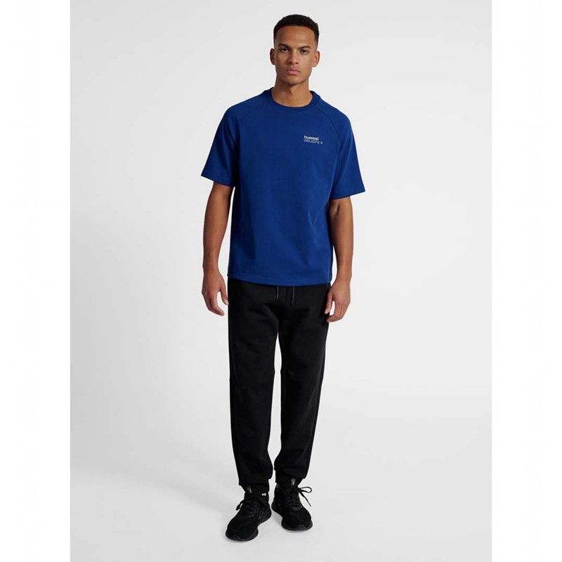 T Shirts Hummel Tech Loose Femme Bleu | 770478-682