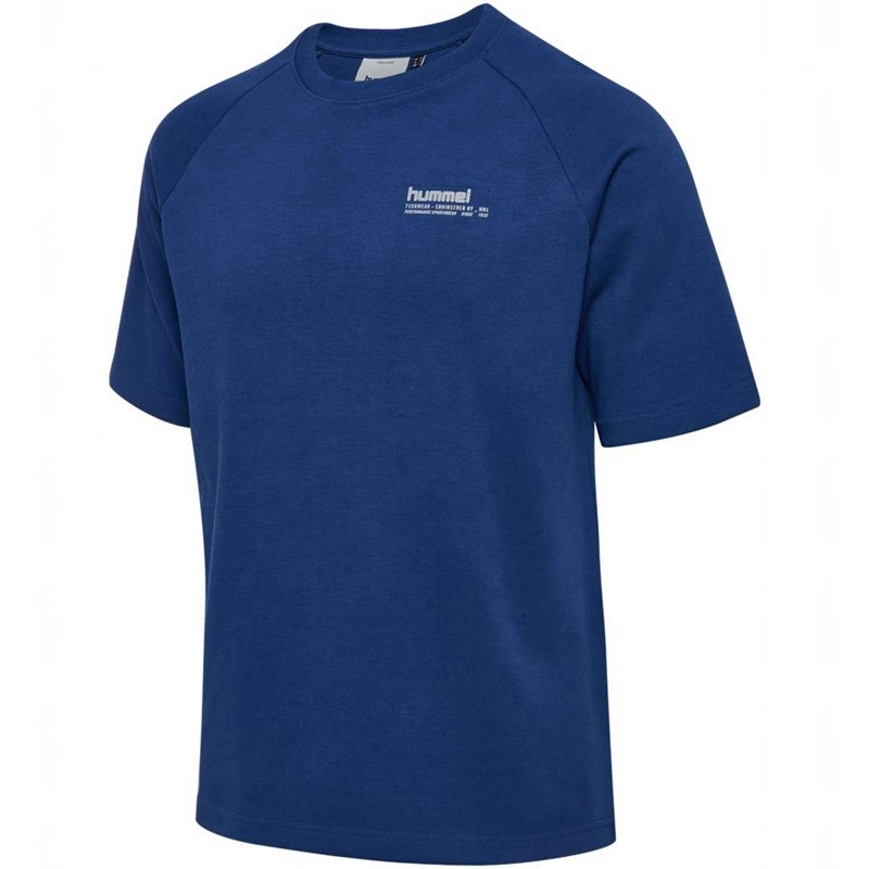 T Shirts Hummel Tech Loose Femme Bleu | 770478-682