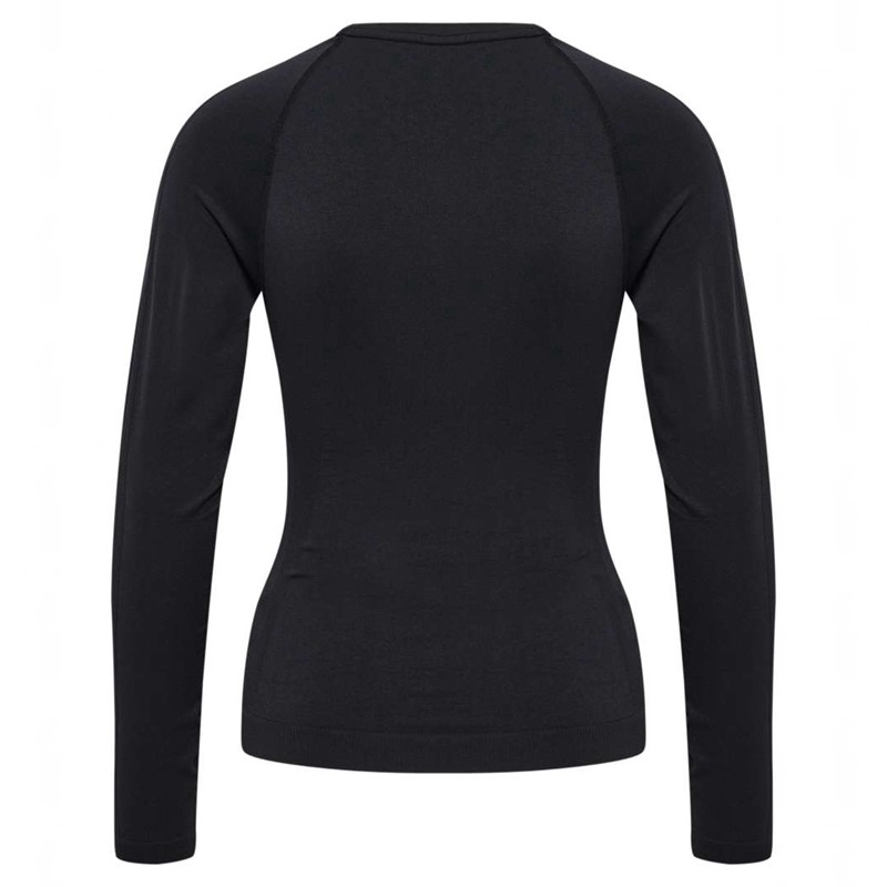 T Shirts Hummel Tif Seamless L/S Femme Noir | 995849-274