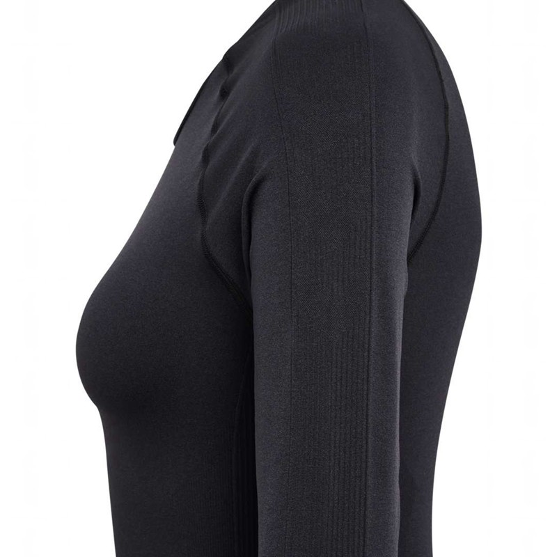 T Shirts Hummel Tif Seamless L/S Femme Noir | 995849-274
