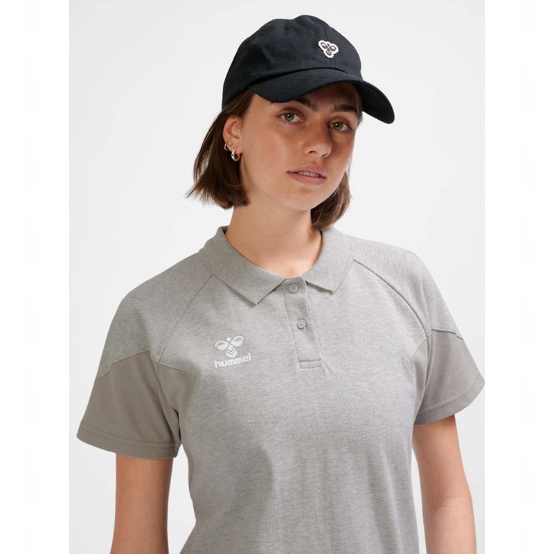 T Shirts Hummel Travel Polo Femme Grise | 577292-411