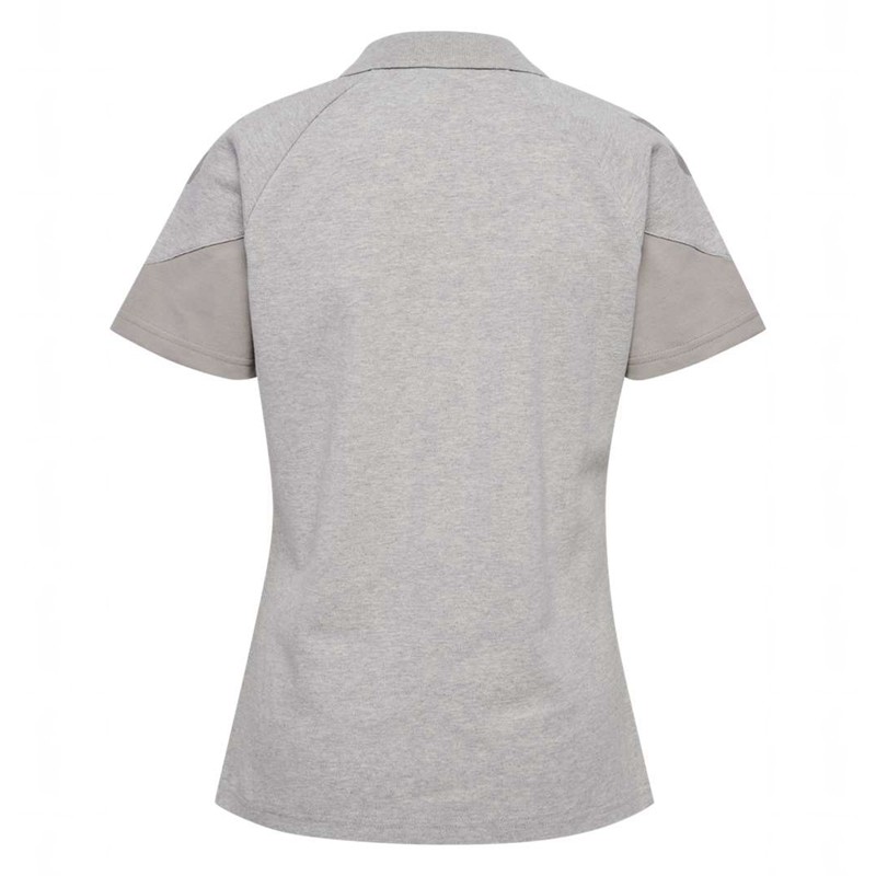 T Shirts Hummel Travel Polo Femme Grise | 577292-411