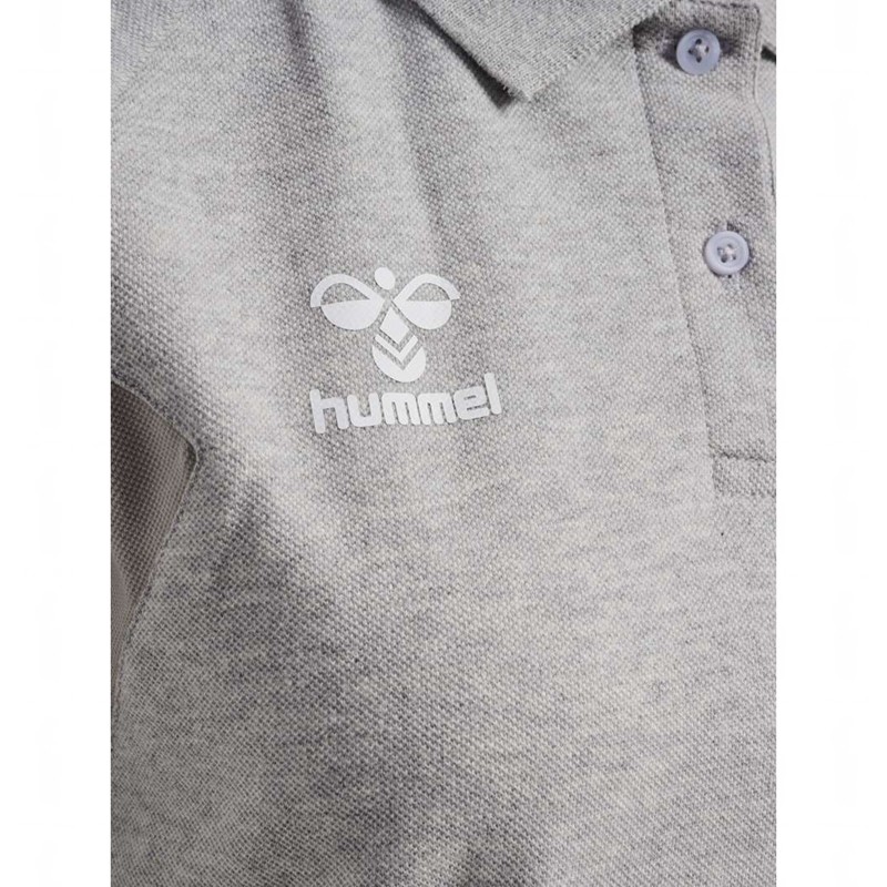 T Shirts Hummel Travel Polo Femme Grise | 577292-411