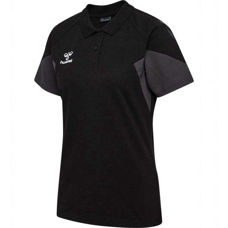 T Shirts Hummel Travel Polo Femme Noir | 603564-085