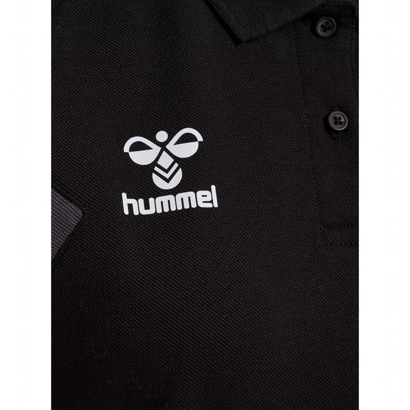 T Shirts Hummel Travel Polo Femme Noir | 603564-085