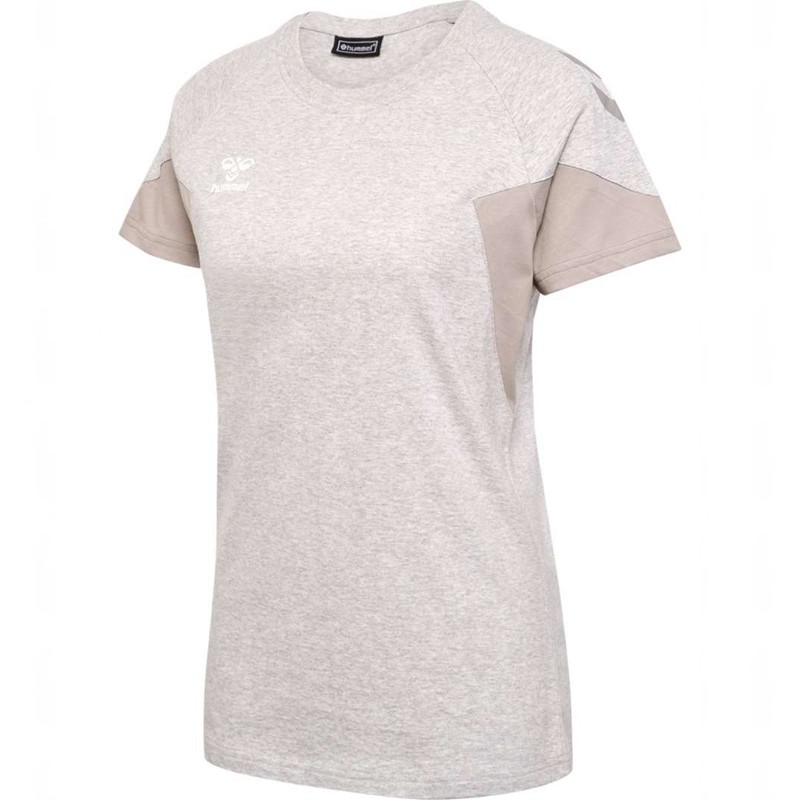 T Shirts Hummel Travel S/S Femme Grise | 210392-365