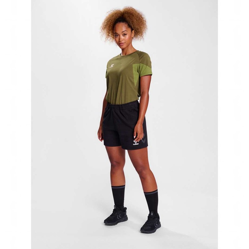 T Shirts Hummel Travel S/S Femme Vert Olive | 003745-051