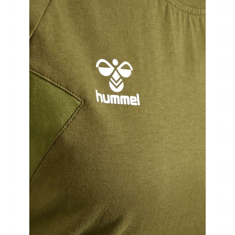 T Shirts Hummel Travel S/S Femme Vert Olive | 003745-051