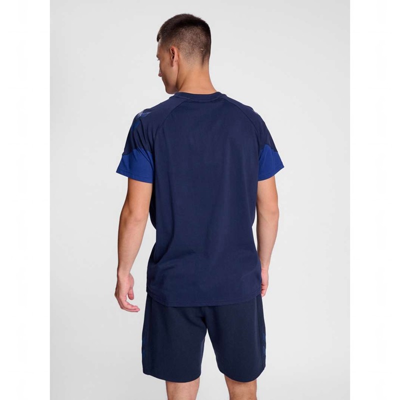 T Shirts Hummel Travel S/S Homme Bleu Marine | 547910-019