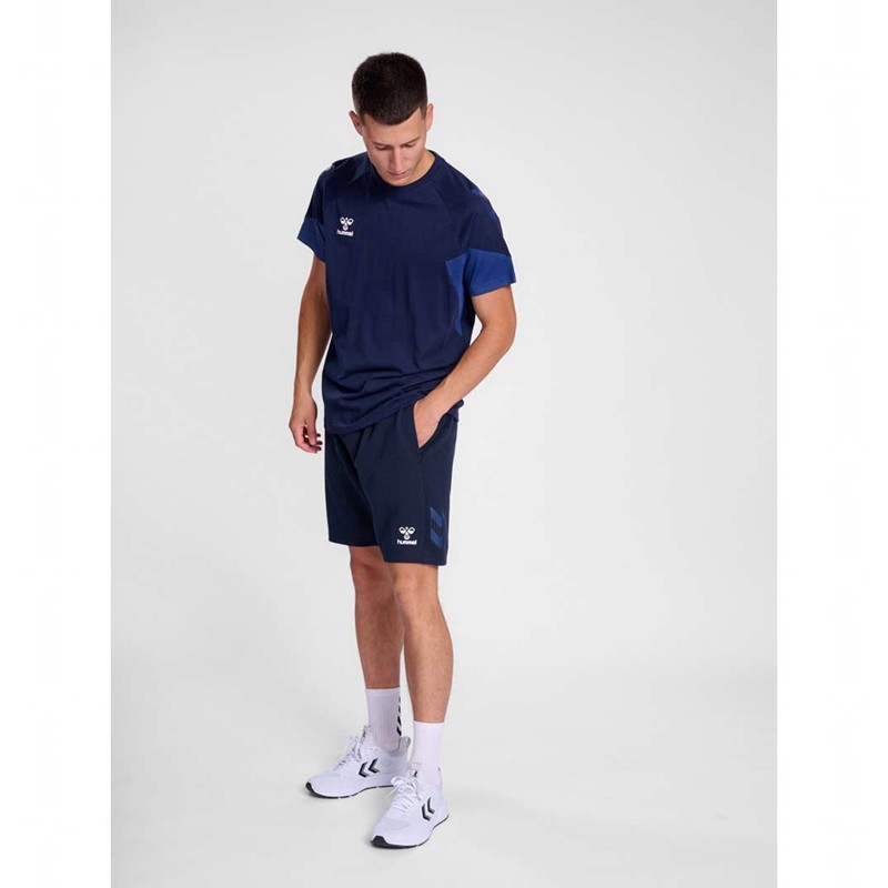 T Shirts Hummel Travel S/S Homme Bleu Marine | 547910-019