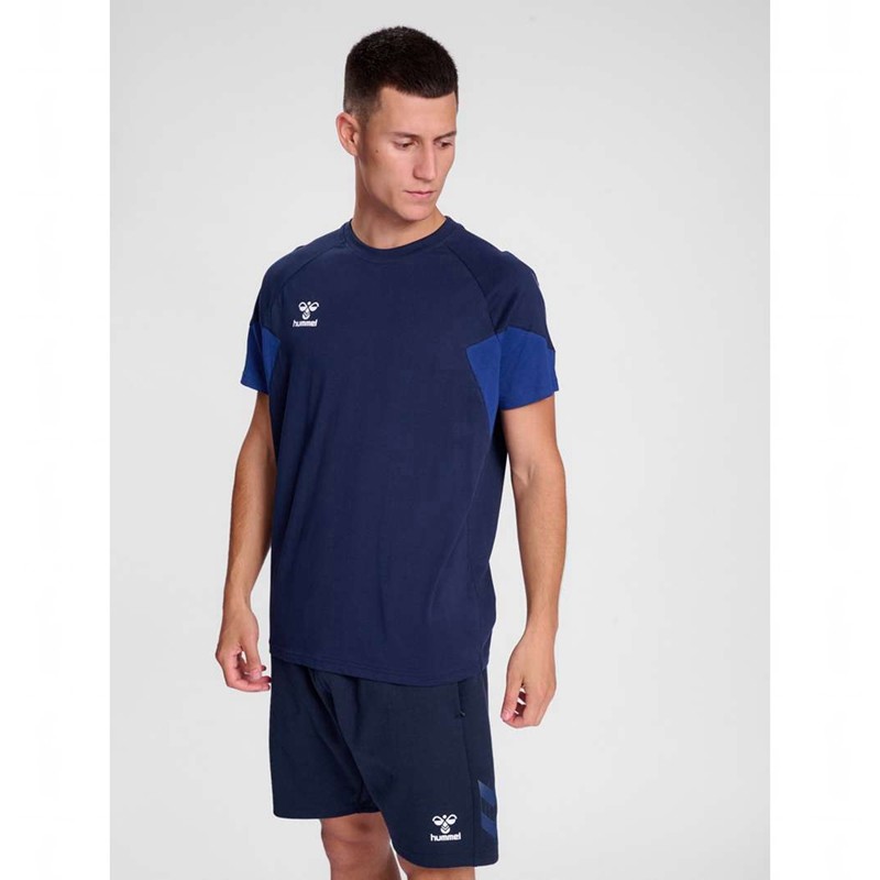 T Shirts Hummel Travel S/S Homme Bleu Marine | 547910-019