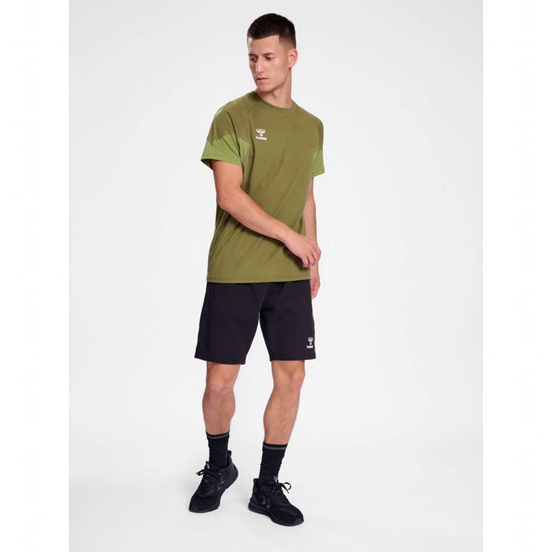T Shirts Hummel Travel S/S Homme Vert Olive | 546825-675