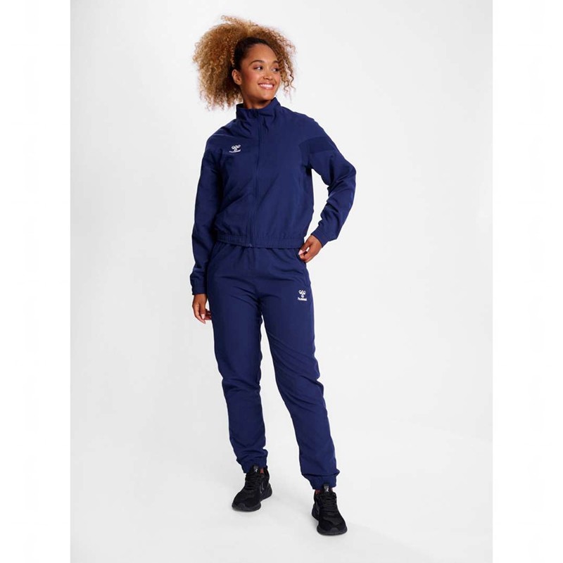 T Shirts Hummel Travel Woven Femme Bleu Marine | 739799-500