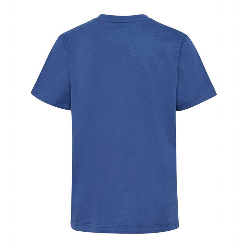 T Shirts Hummel Tres S/S Enfant Bleu | 770067-249