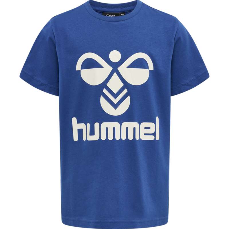 T Shirts Hummel Tres S/S Enfant Bleu | 982961-676