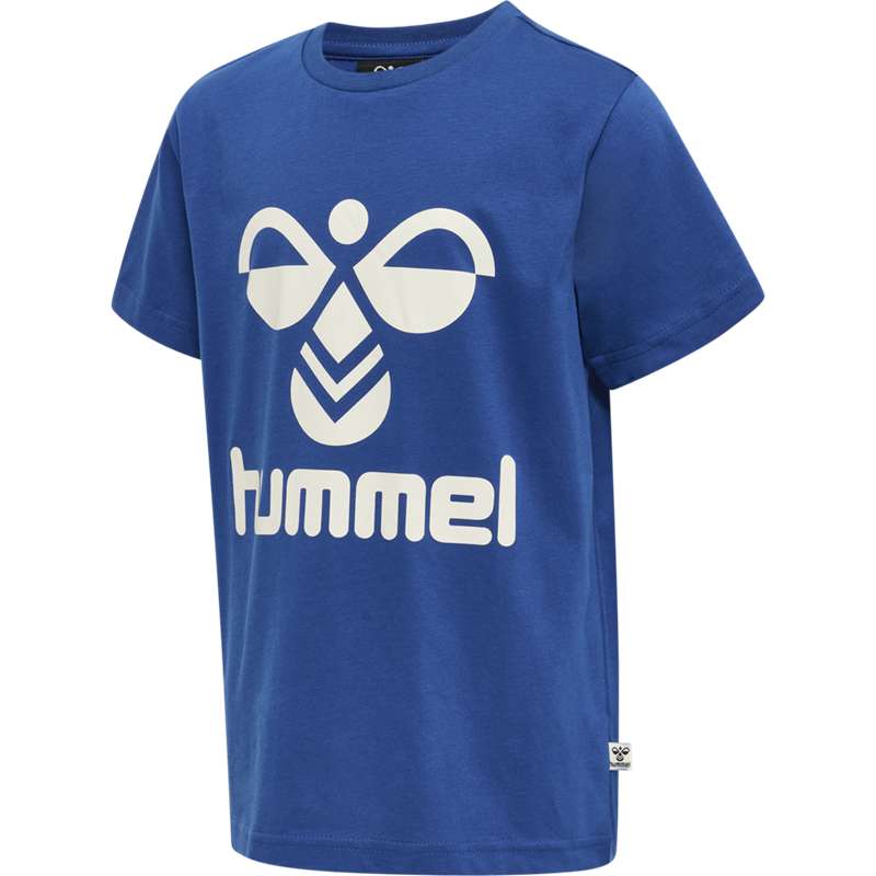 T Shirts Hummel Tres S/S Enfant Bleu | 982961-676