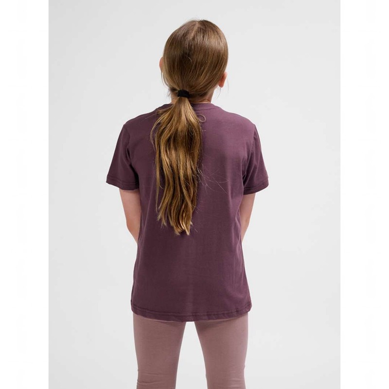 T Shirts Hummel Tres S/S Enfant Fushia | 868783-028