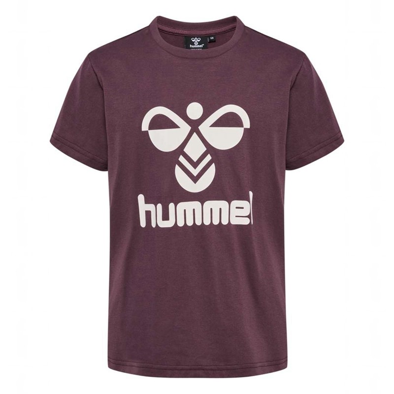 T Shirts Hummel Tres S/S Enfant Fushia | 868783-028