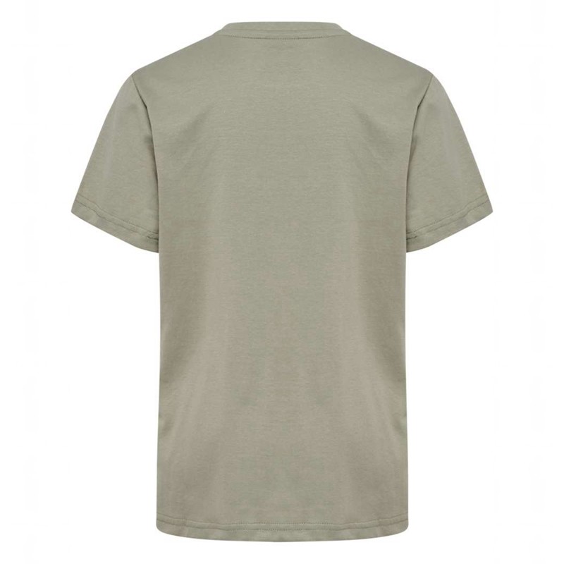 T Shirts Hummel Tres S/S Enfant Grise | 800142-519