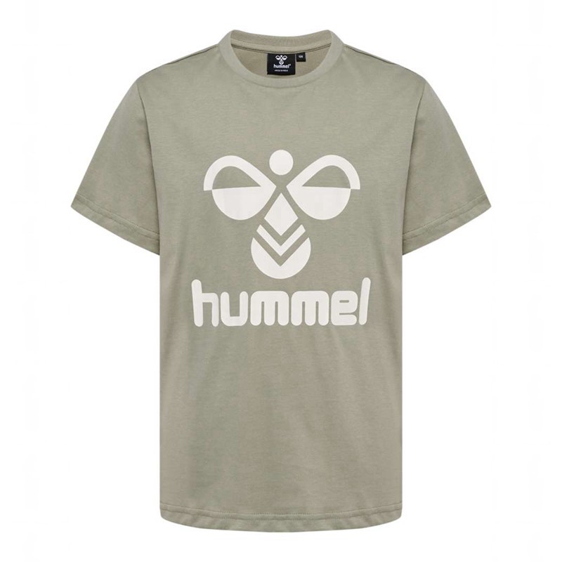 T Shirts Hummel Tres S/S Enfant Grise | 800142-519