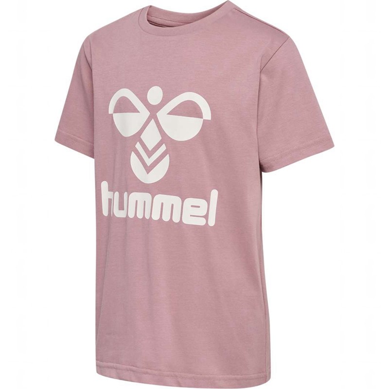 T Shirts Hummel Tres S/S Enfant Rose | 552477-916