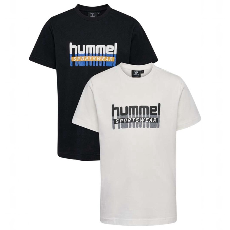T Shirts Hummel Tukas S/S 2-pack Enfant Noir | 340180-775