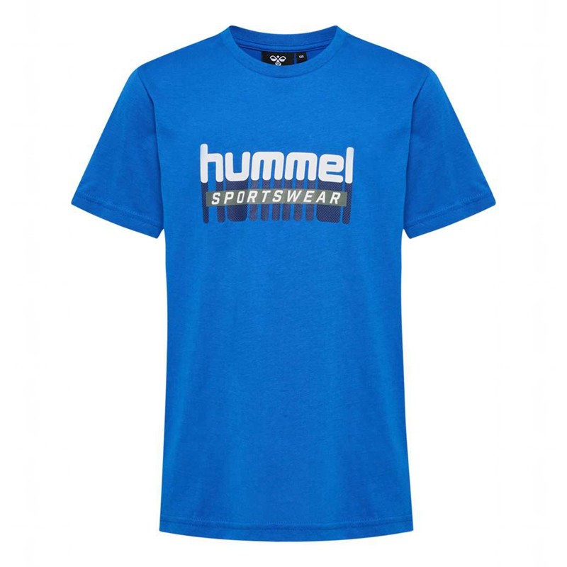 T Shirts Hummel Tukas S/S Enfant Bleu | 753635-987