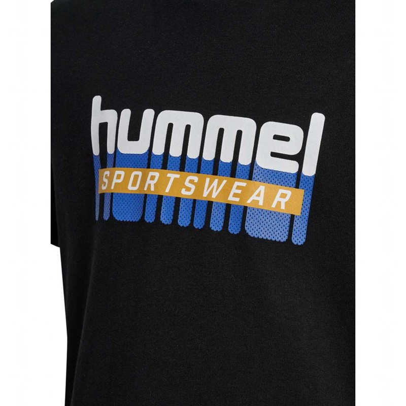 T Shirts Hummel Tukas S/S Enfant Noir | 580795-965