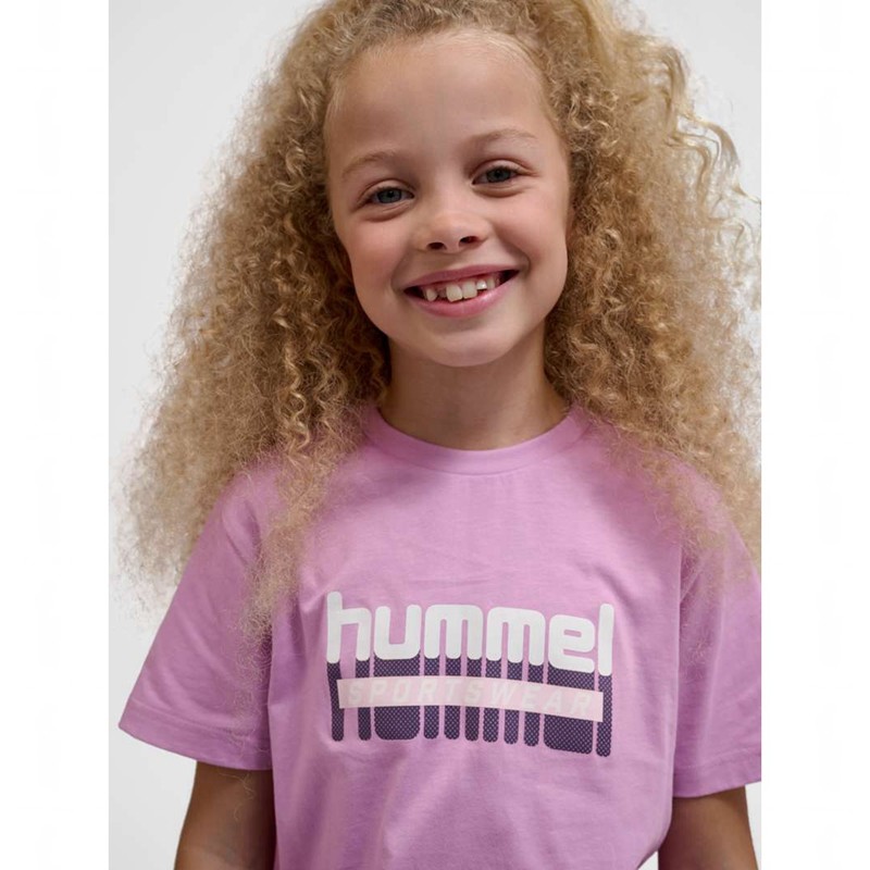 T Shirts Hummel Tukas S/S Enfant Rose | 413667-123