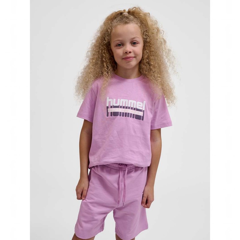 T Shirts Hummel Tukas S/S Enfant Rose | 413667-123