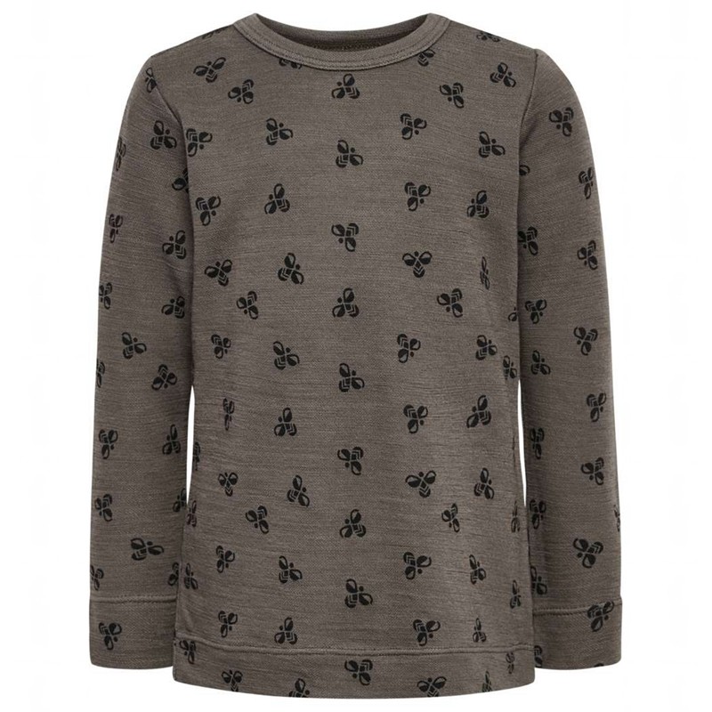 T Shirts Hummel Vilmo Ls Enfant Marron | 280966-513