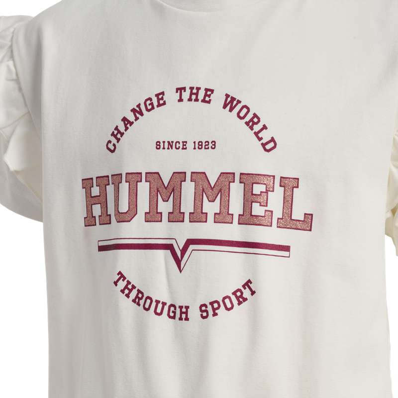 T Shirts Hummel Violet S/S Enfant Blanche | 815961-291