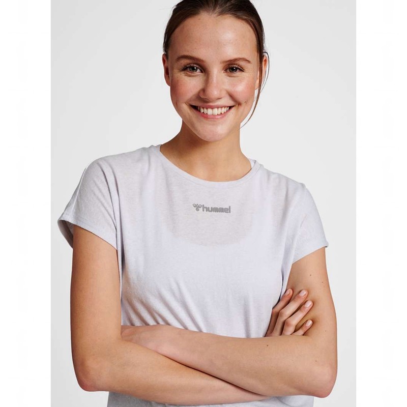T Shirts Hummel Zandra Femme Lavande | 640182-390