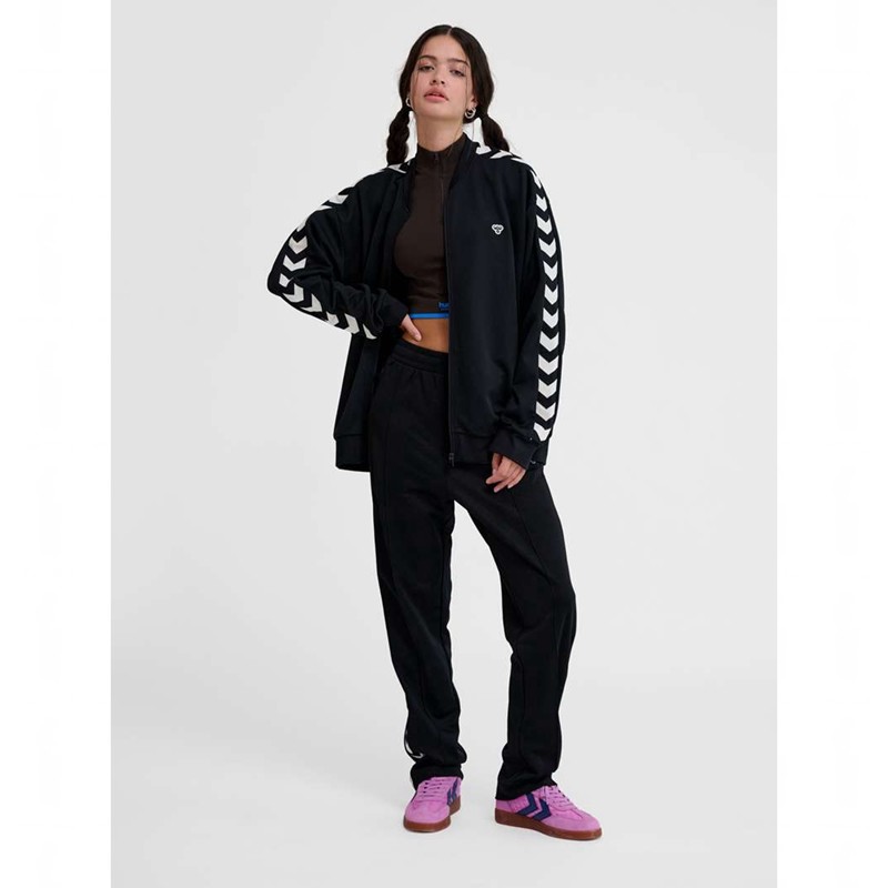 Vestes Hummel Archive Regular Poly Zip Femme Noir | 629042-439