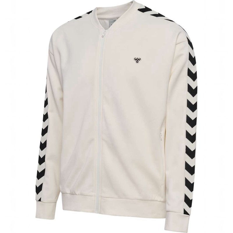 Vestes Hummel Archive Regular Poly Zip Homme Blanche | 783257-394