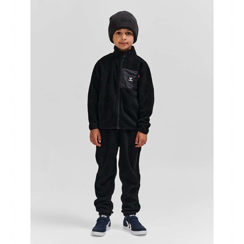 Vestes Hummel Atlas Fleece Zip Enfant Noir | 059002-974