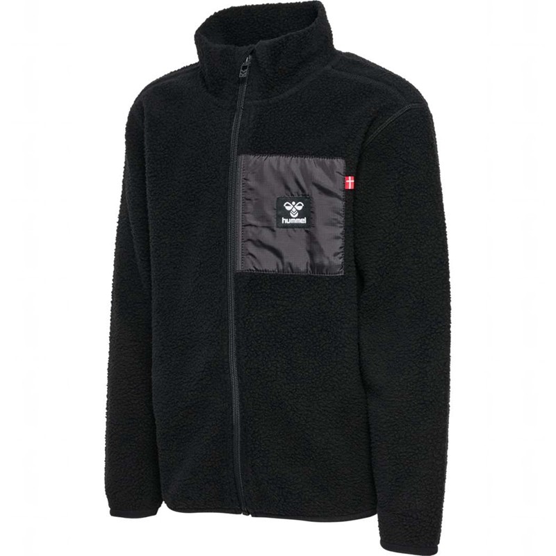 Vestes Hummel Atlas Fleece Zip Enfant Noir | 059002-974