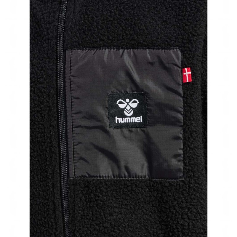 Vestes Hummel Atlas Fleece Zip Enfant Noir | 059002-974
