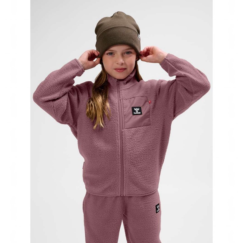 Vestes Hummel Atlas Fleece Zip Enfant Rose | 121298-590
