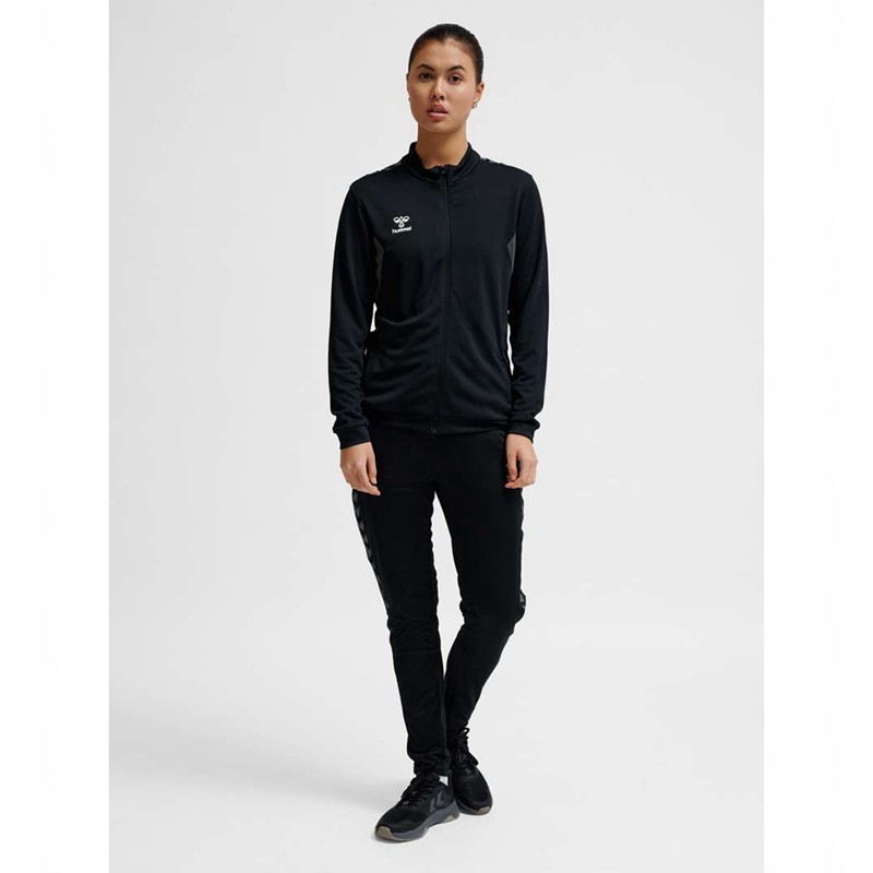 Vestes Hummel Authentic Pl Zip Femme Noir | 684794-387