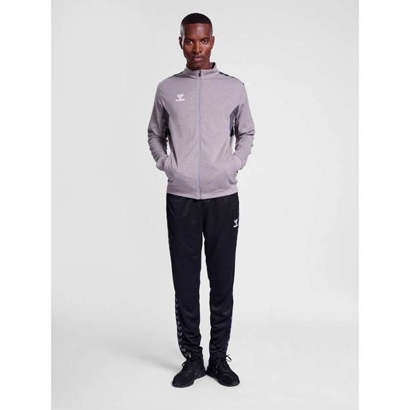 Vestes Hummel Authentic Pl Zip Homme Grise | 493858-446