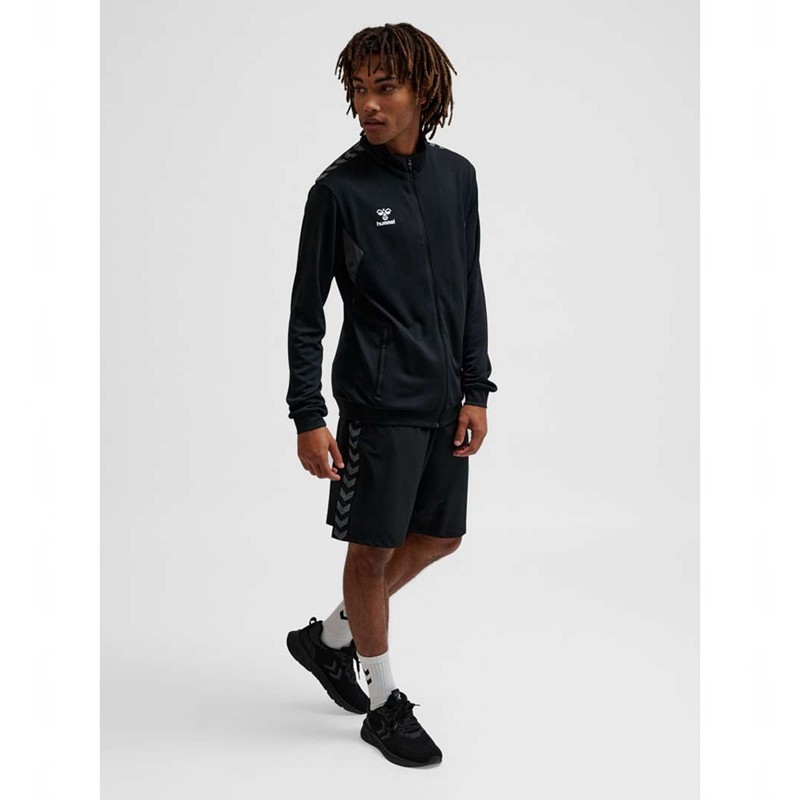 Vestes Hummel Authentic Pl Zip Homme Noir | 145554-402