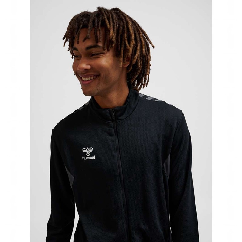Vestes Hummel Authentic Pl Zip Homme Noir | 145554-402