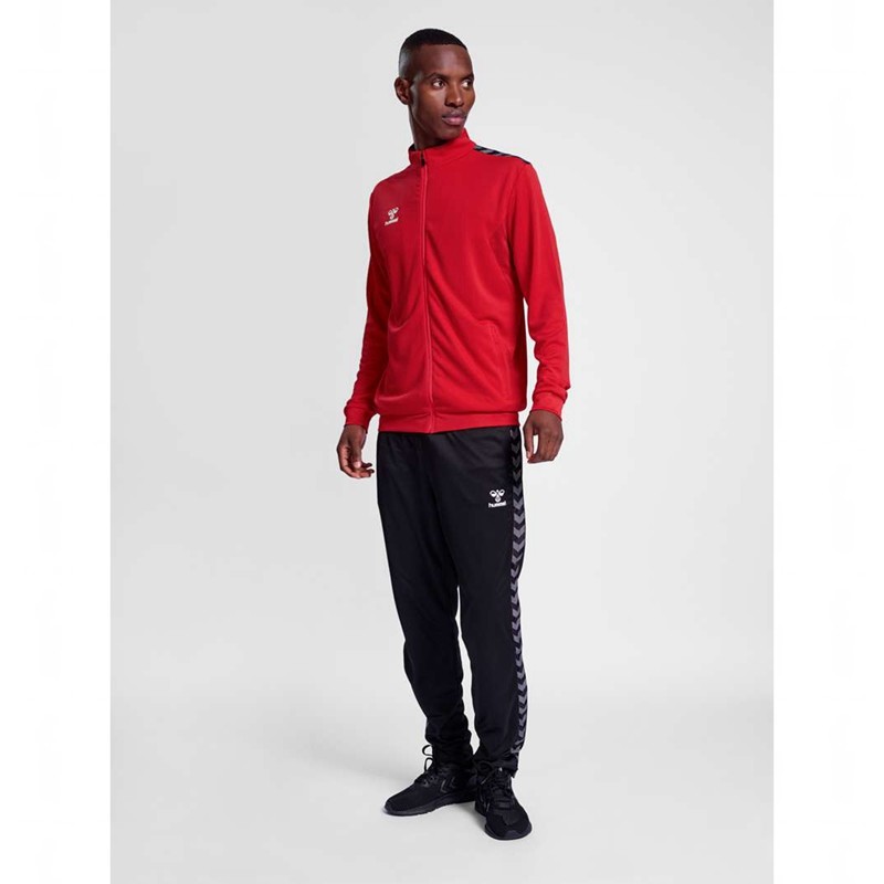 Vestes Hummel Authentic Pl Zip Homme Rouge | 157918-598