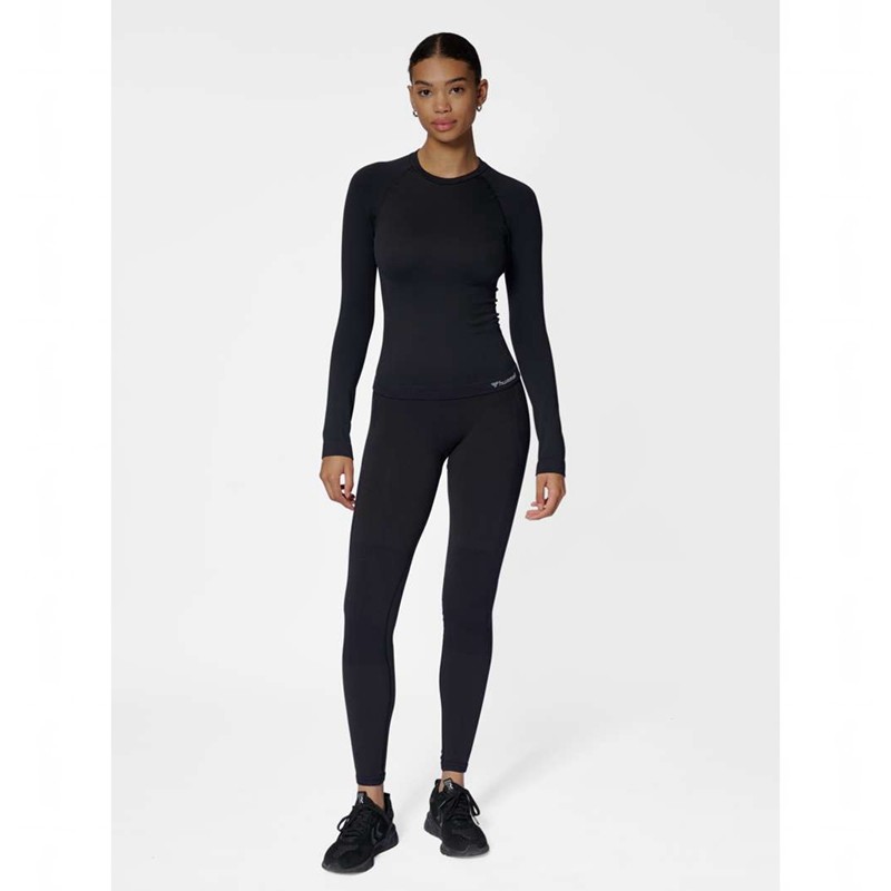 Vestes Hummel Clea Seamless Tight L/S Femme Noir | 340232-514