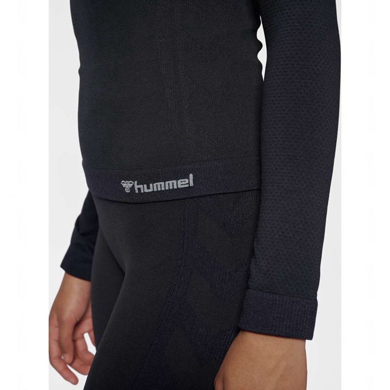 Vestes Hummel Clea Seamless Tight L/S Femme Noir | 340232-514