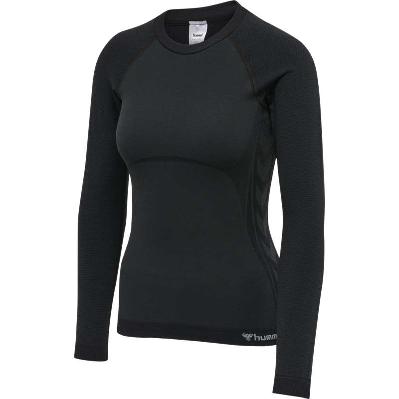 Vestes Hummel Clea Seamless Tight L/S Femme Noir | 340232-514