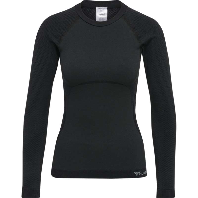 Vestes Hummel Clea Seamless Tight L/S Femme Noir | 340232-514