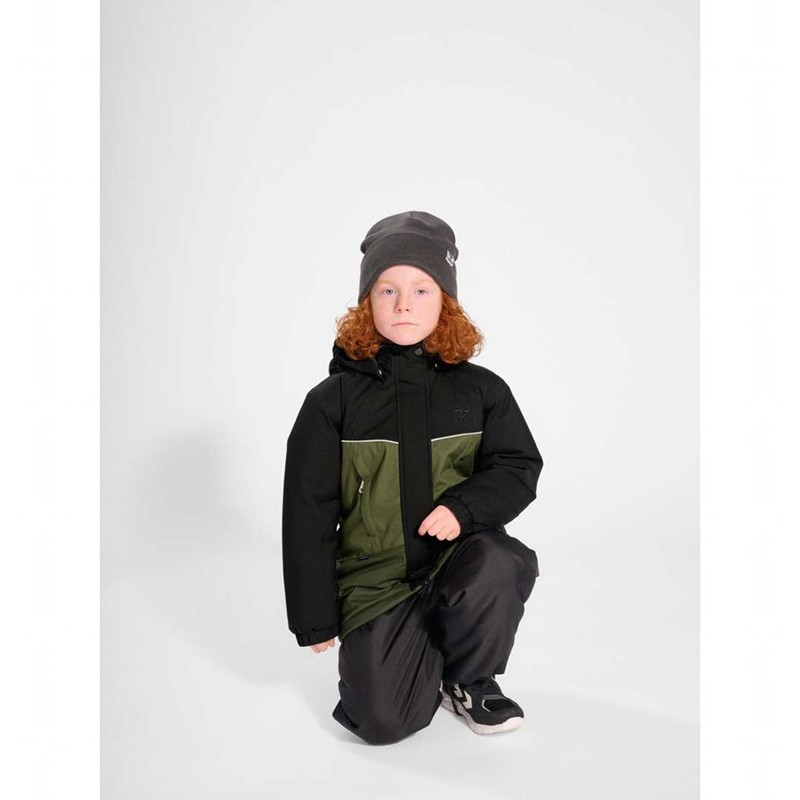 Vestes Hummel Conrad Tex Enfant Vert Olive | 711190-472