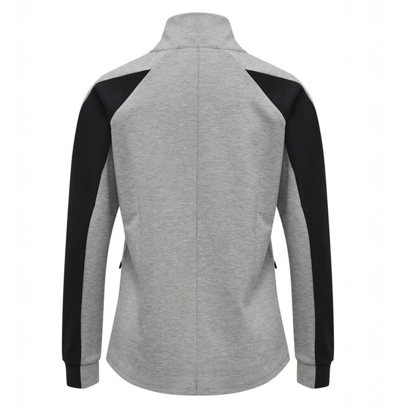 Vestes Hummel Essi Zip Femme Grise | 291608-436